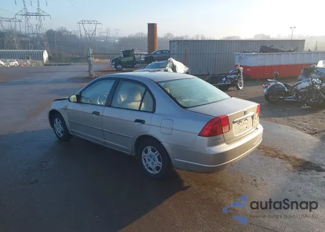 2001 Honda Civic Lx z USA, uszkodzony, nr VIN 2HGES16531H616279